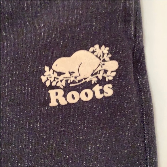 NOT SOLD YET!! roots black salt and pepper sweatpants!!! - Picture 4 of 5